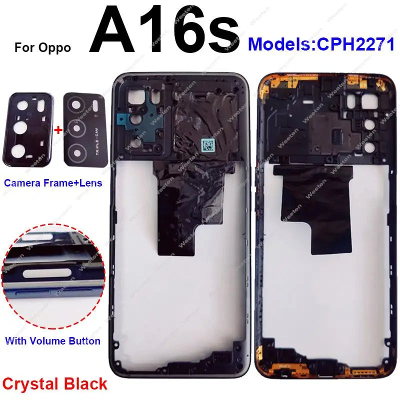 Middle Housing For OPPO A16 A16S Middle Frame