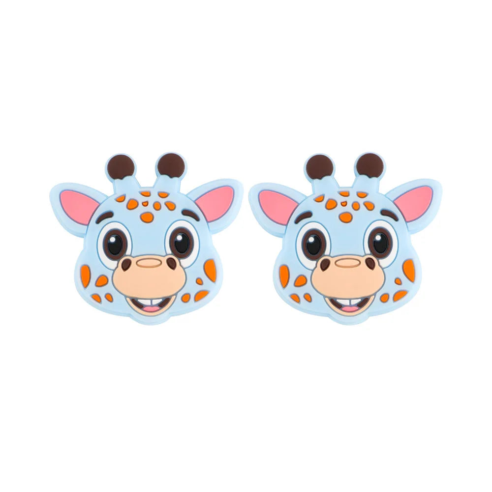 510 Pieces Brand New Giraffe Head Silicone Animal