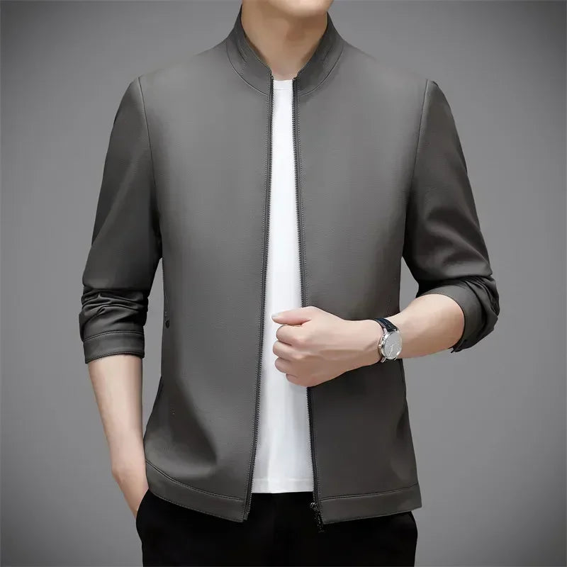 Spring and Autumn New Genuine Leather Clothes Men's