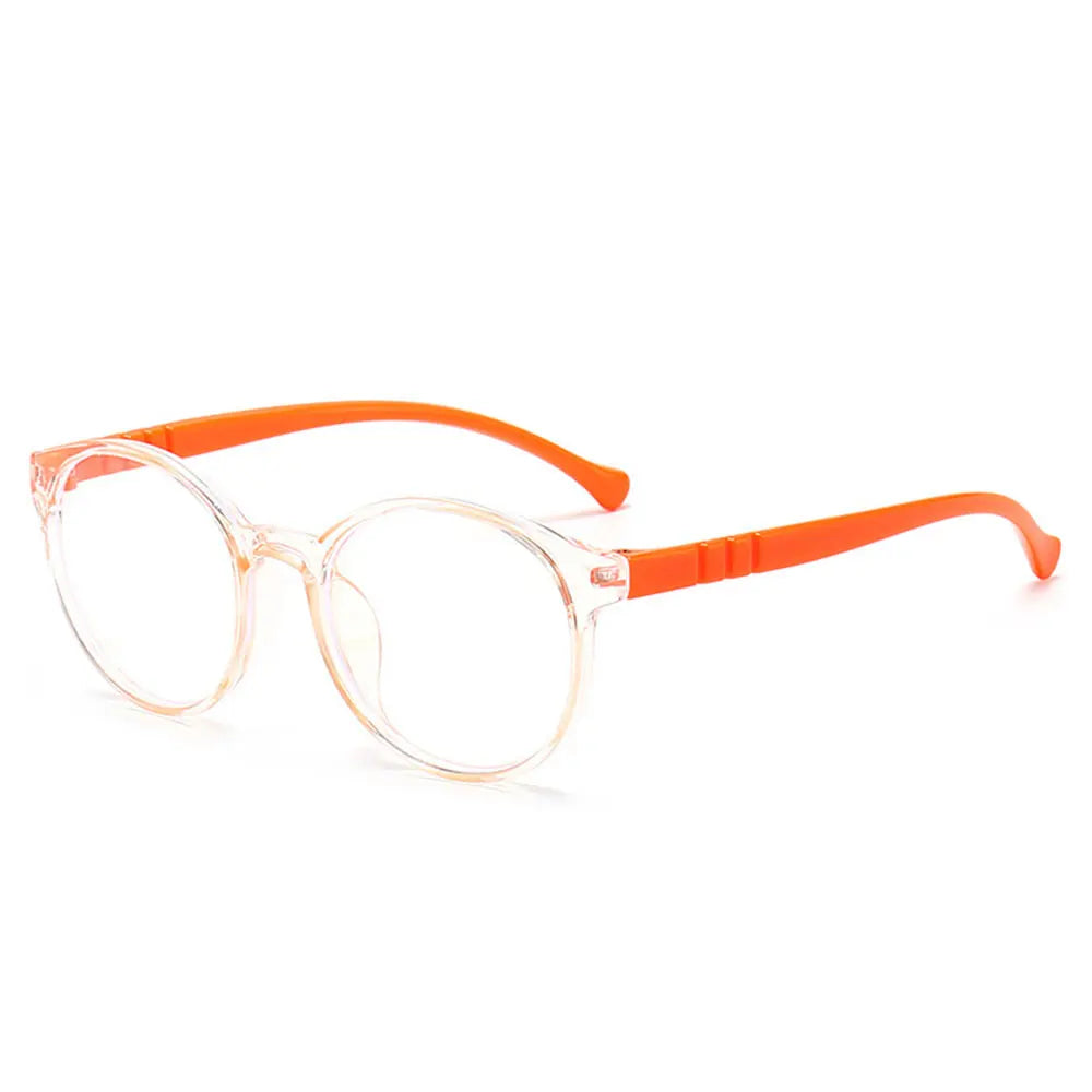 Kids Computer Glasses Round Blue Light Blocking Filter