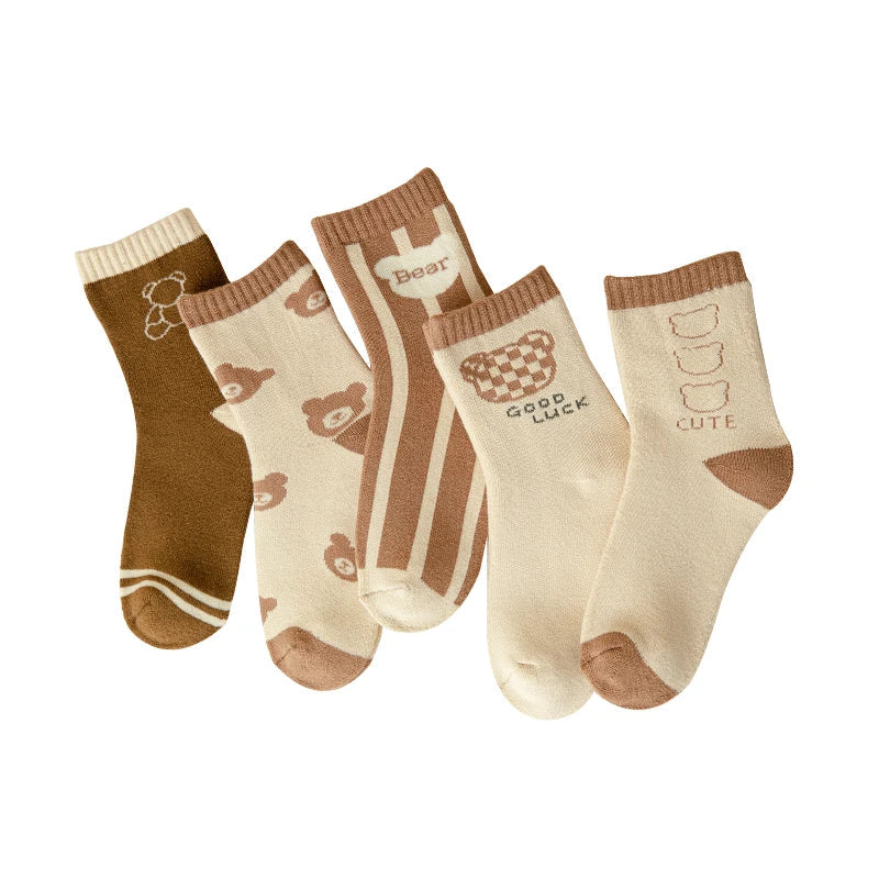 Kids Socks Girl Boy Fall Winter Thick Warm