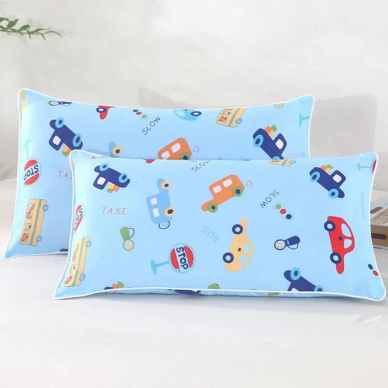 Rectangle Children's Pillow Cover Cartoon Pure Cotton Pillow