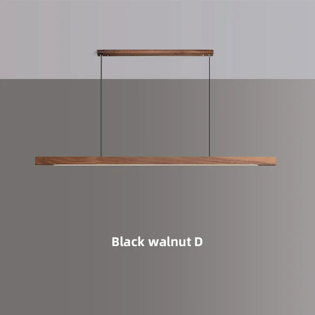 Nordic Wood Pendant Lights LED Modern Hanging Lamps