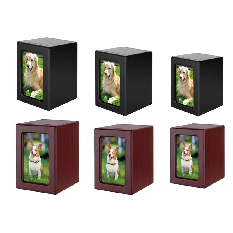 Cremation Urn Pet Cinerary Casket Happiness Memorial Box
