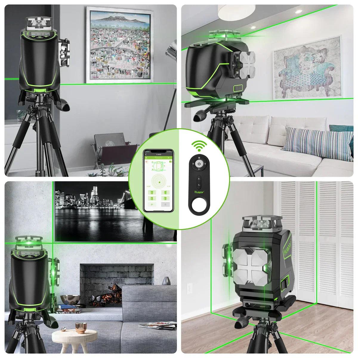 Huepar S04CG 16 lines 4D Cross Line Laser