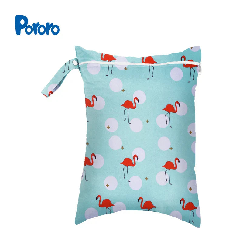 30*40cm Zippered Nappy Wetbags Waterproof Wet Dry Bag