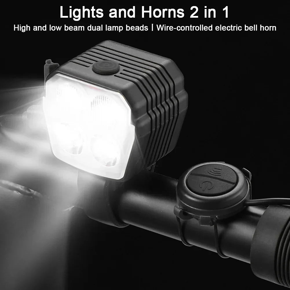 LED Bike Front Light Bicycle Light USB Charging