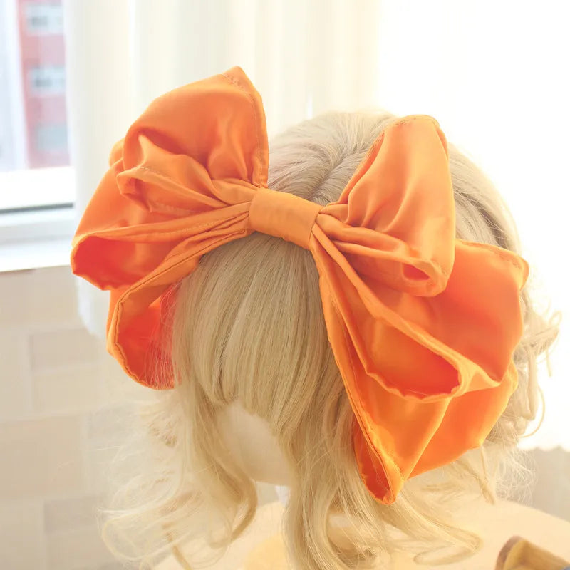 Lolita Handmade Cute Headwear Girls Oversized Bow Headband