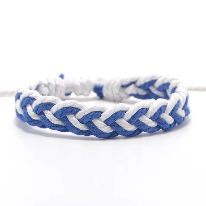 Ethnic Thread Bracelet Retro Handmade Boho Multicolor Braided