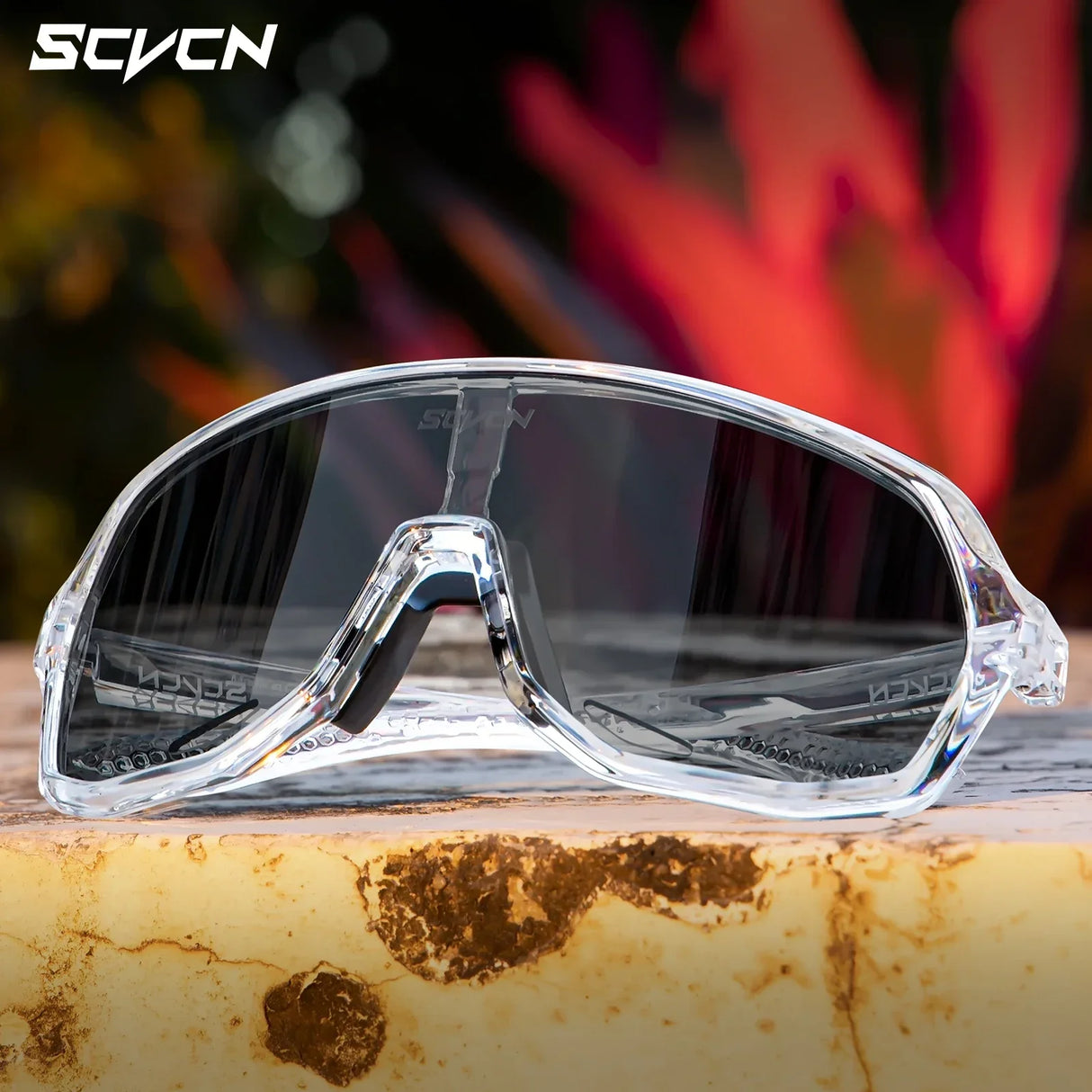 SCVCN-Sunglasses for Men Sport Cycling Glasses Bike Mountain