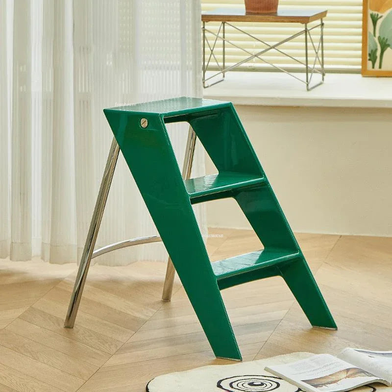 Modern Home Folding Ladder Transparent Acrylic Step Ladders