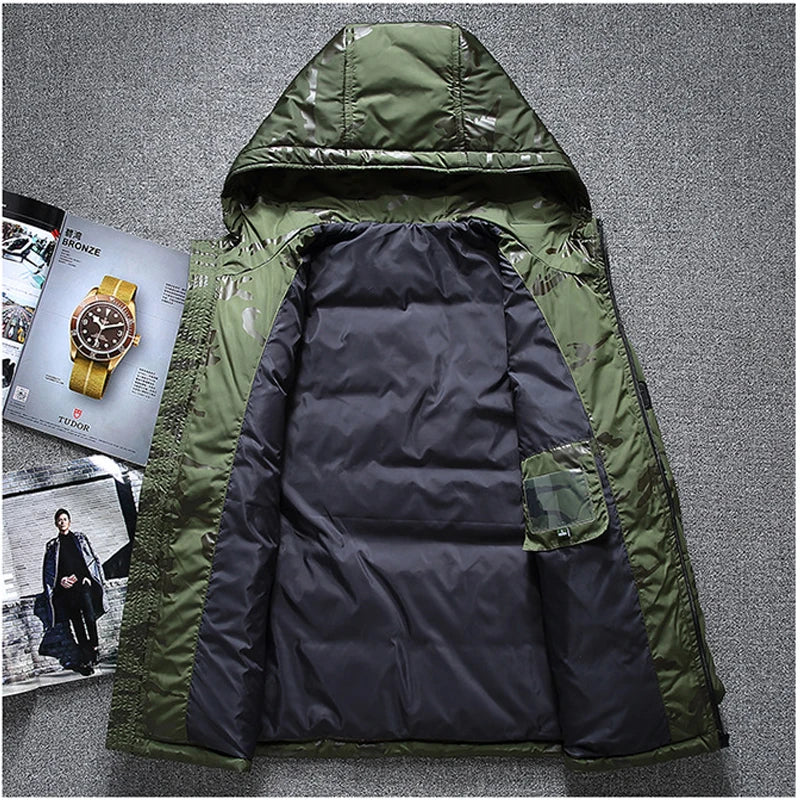 20 Degree Winter White Duck Down Jacket Men