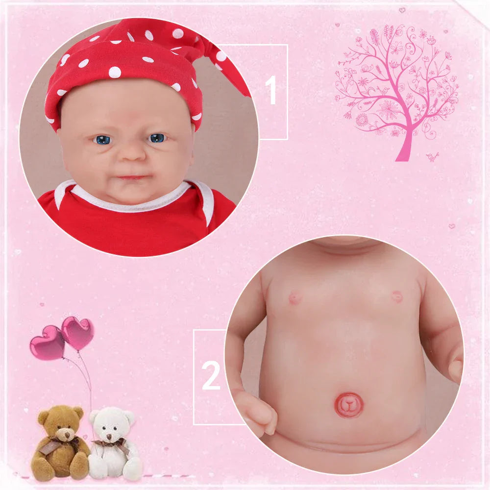 IVITA WG1512 14inch 1.65kg Full Body Silicone Bebe