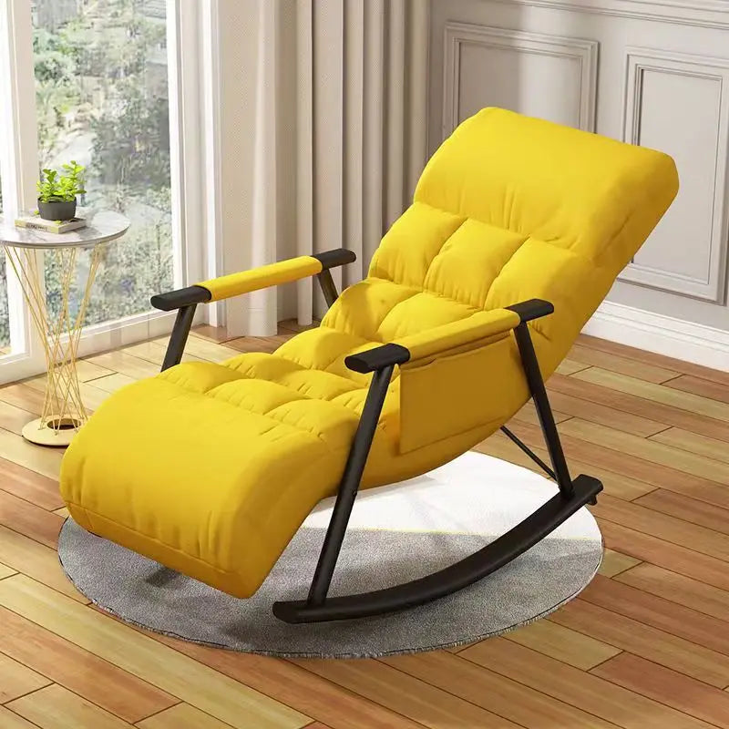 Nordic Rocking Chair, Deck Chair Lazy Household BalconyAdult