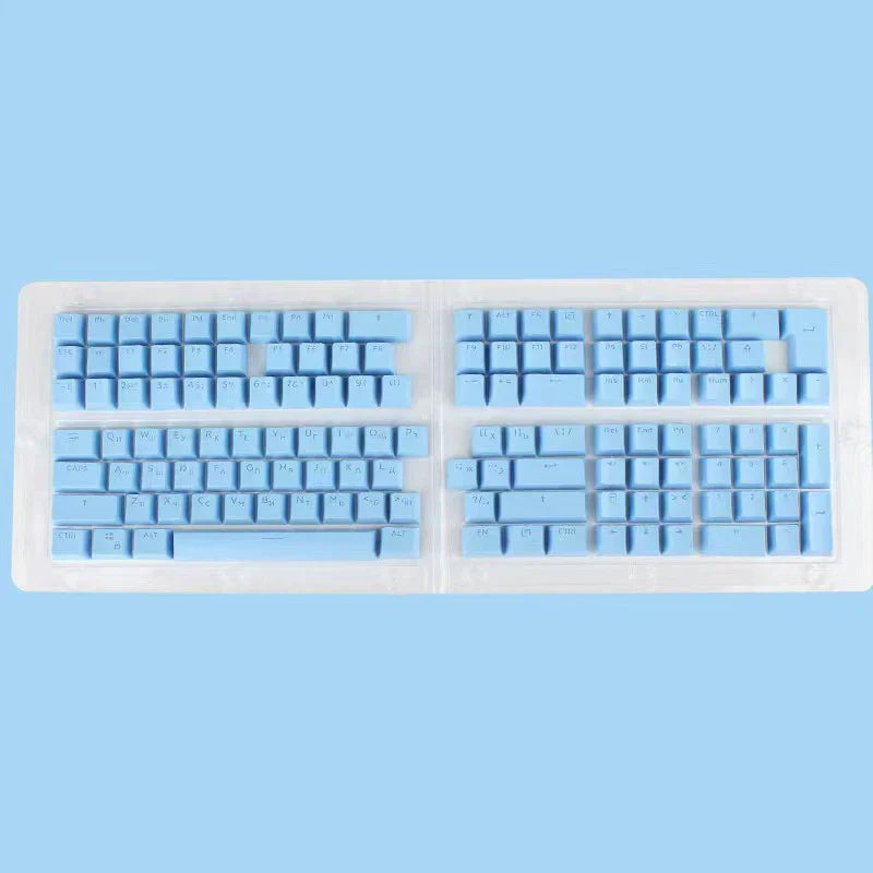 104 Keys Russian Korean Backlit Keycaps For Mechanical