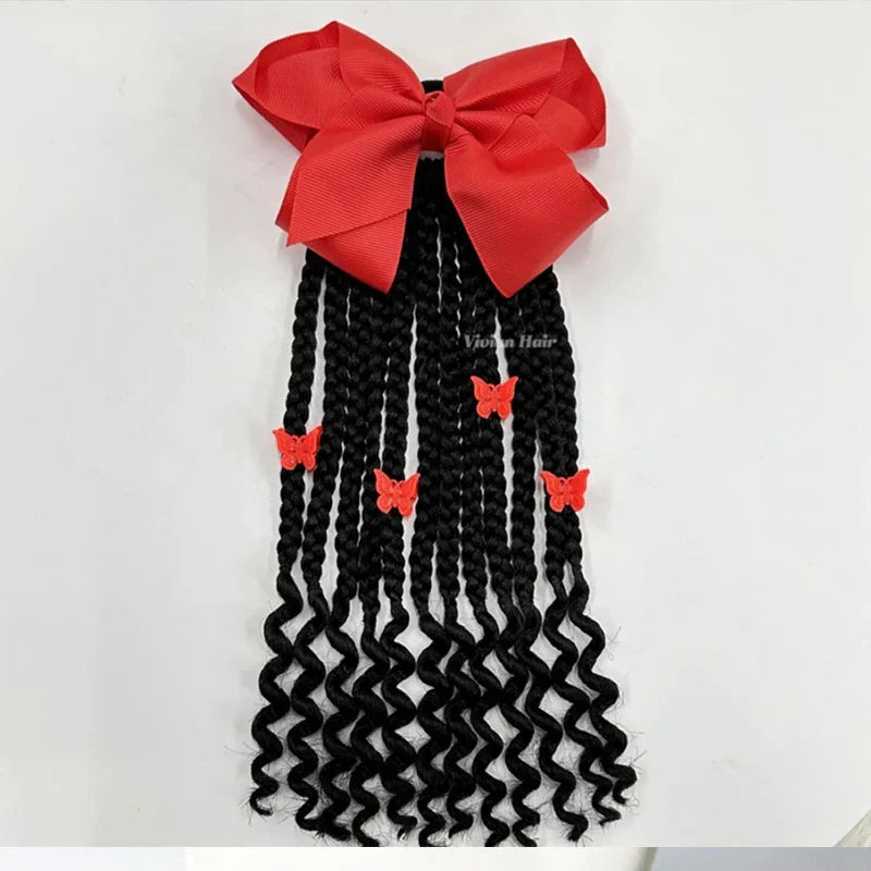 Black Africans Little Girl Passion Twist Headband Wig