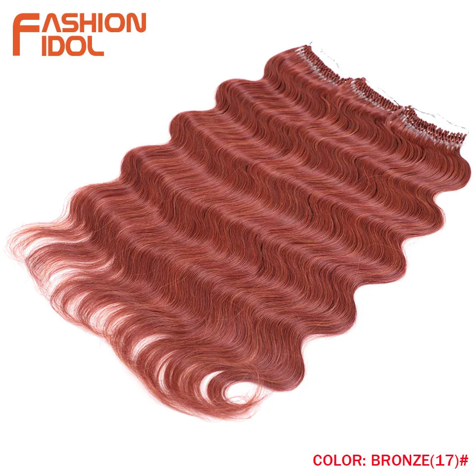 FASHION IDOL 24 Inch Body Wave Crochet Hair