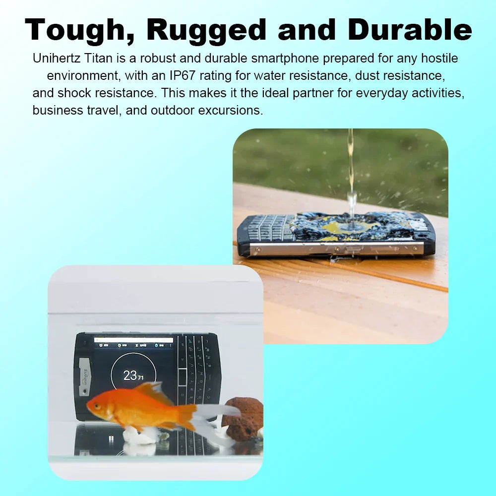 Unihertz Titan Rugged Smartphone 4G 6GB 128GB Android