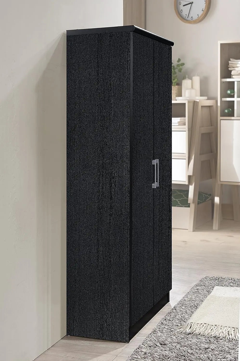 2 Door Wardrobe with Adjustable/Removable Shelves & Hanging