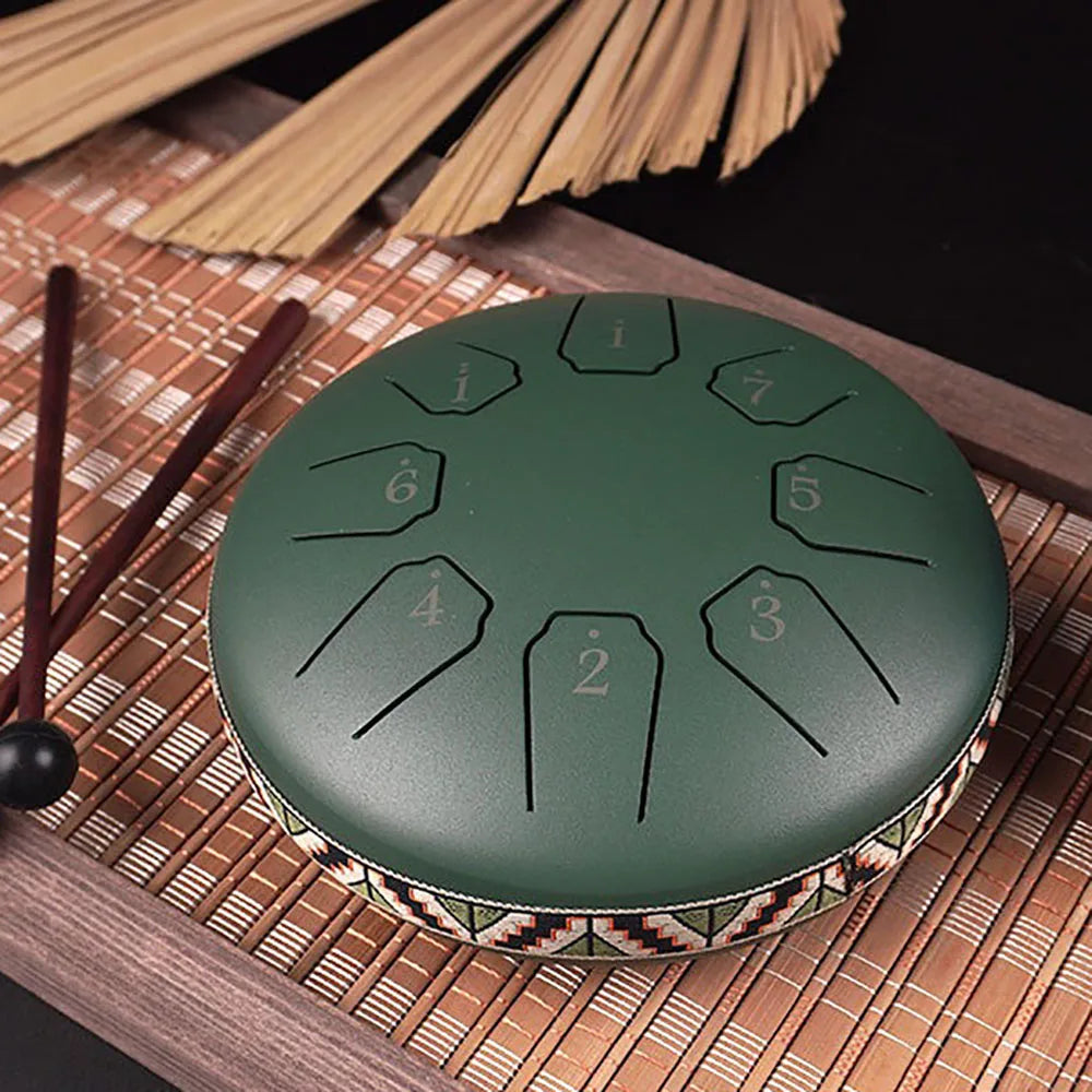 Tongue Drum 6 Inch 8 Tone Mini Ethereal