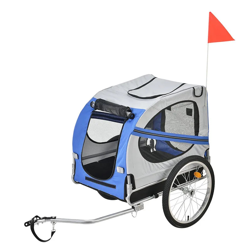 New Large Pet Bicycle Trailer Cat Dog Cart