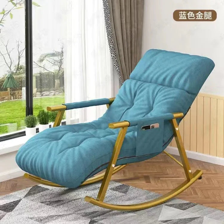 Recliner Nordic Lazy Sofas Rocking Chairs Living Room