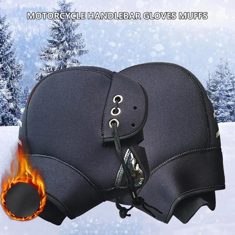 Snowmobile Gloves winter handlebar muffs waterproof bike gloves warm bike mittens Windproof motocross gloves Rainproof mittens