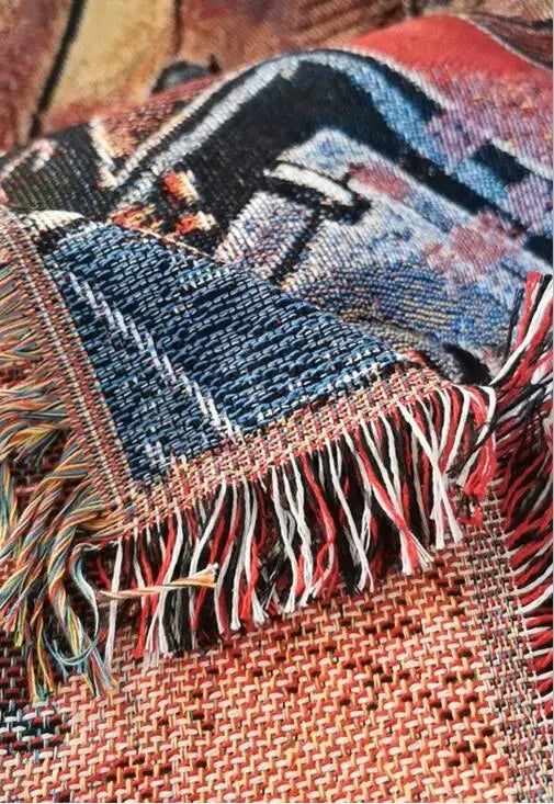 Anime Throw Towel Blanket Tapestry Bedspread Outdoor Camp