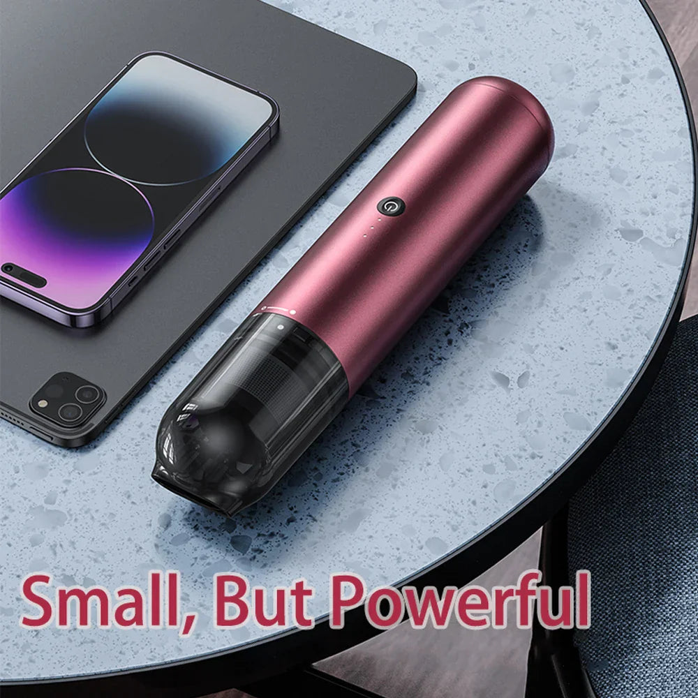 Mini Wireless Car Vacuum Cleaner Cordless Powerful Household