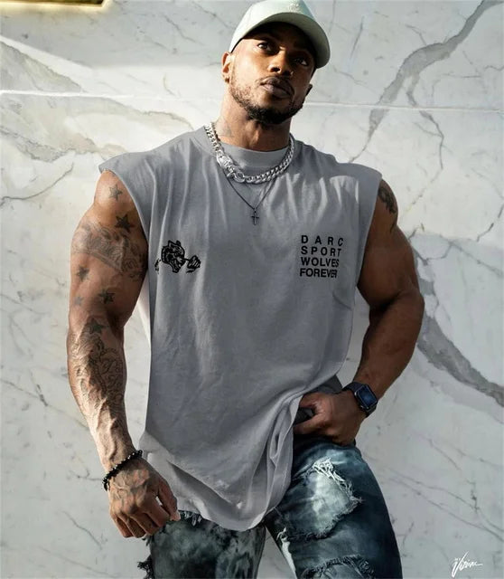 Summer NEW Brand Men Gym Tank Tops Workout