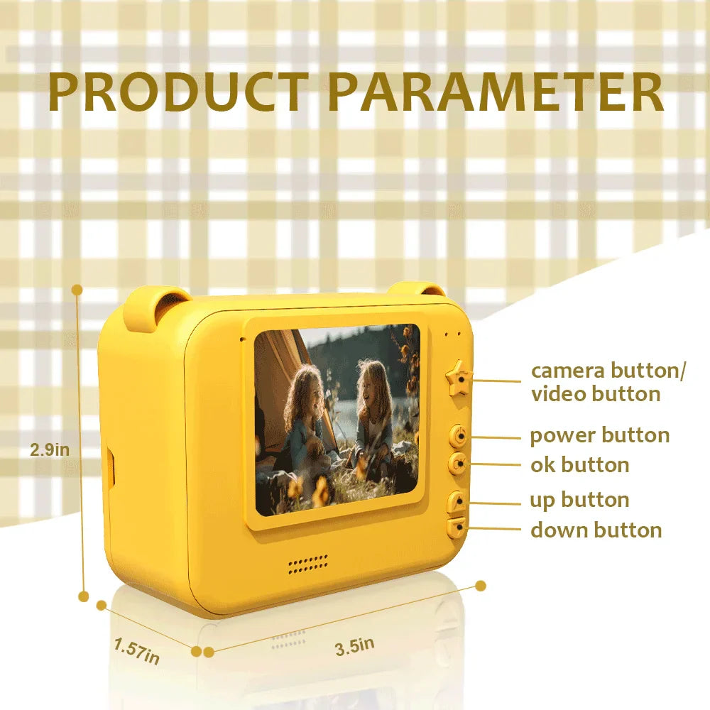 Instant Print Camera For Kids, Christmas Birthday Gifts