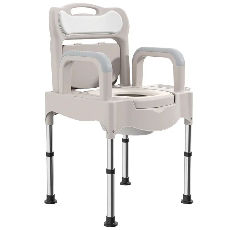 Bearing 300kg Toilet Stool Multifunctional Elderly Bathroom Chair