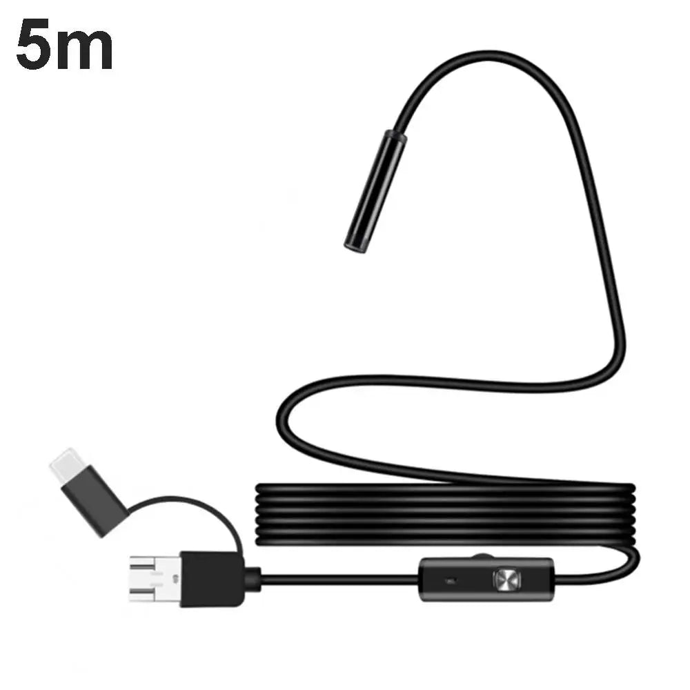 Mini USB Car Endoscope Camera Auto Parts Telescopic