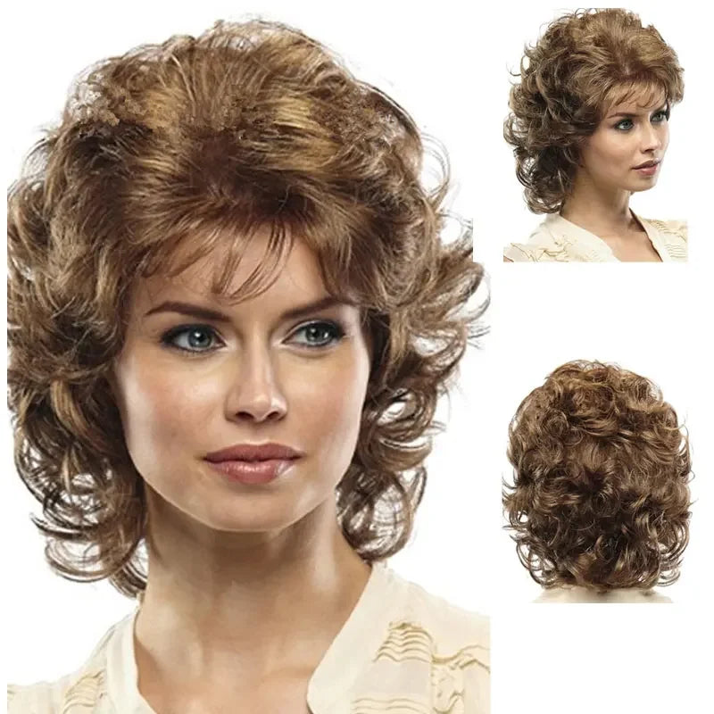 Women's Fashion Short Synthetic Wigs Pixie Cut Blonde