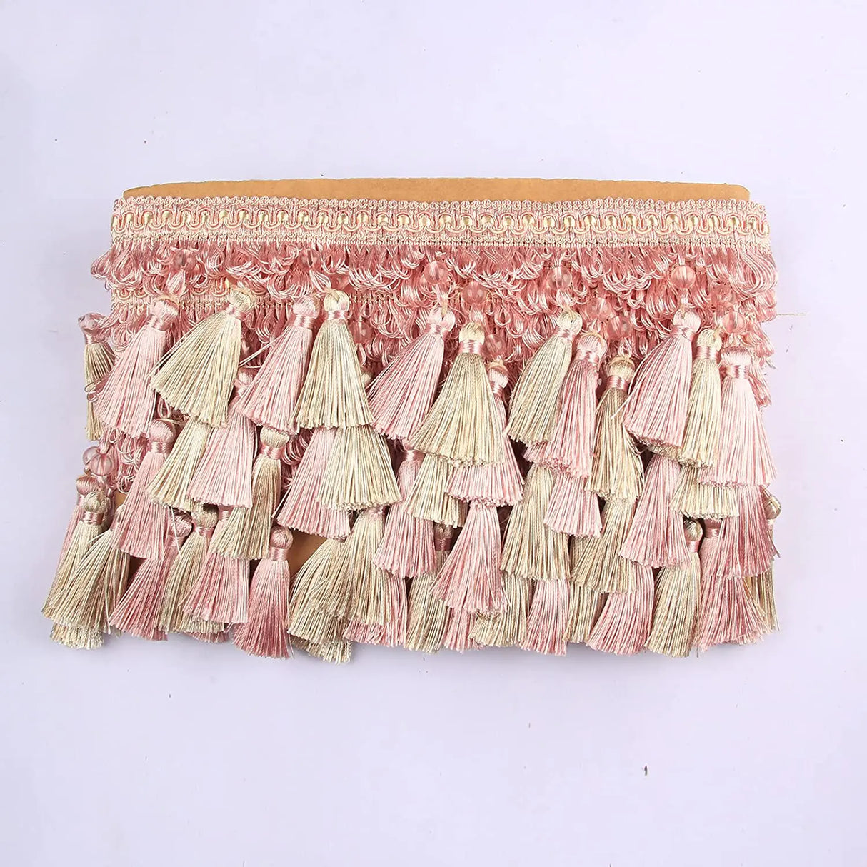 6M/Lot 9cm Width Curtain Fringe Tassel Trim Lace