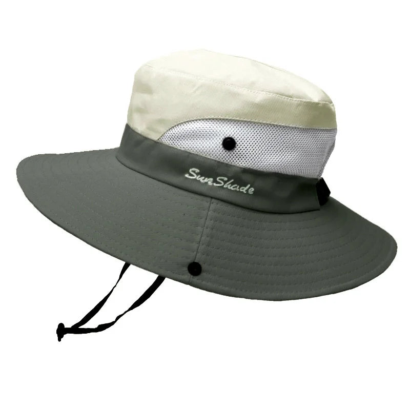 Parent-child Unisex Summer Foldable Sun Fisherman Hat Men