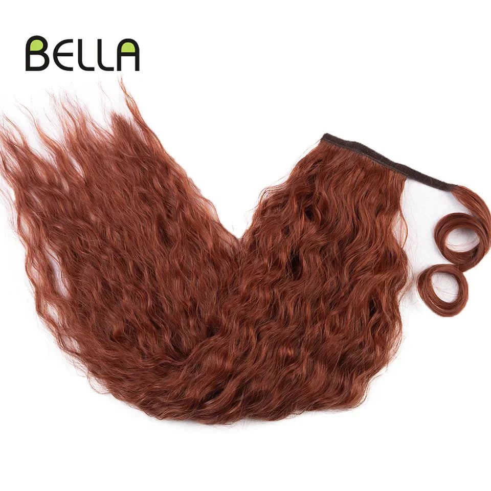 Bella Curly Synthetic Hair Ponytail Extensions 30 Inch