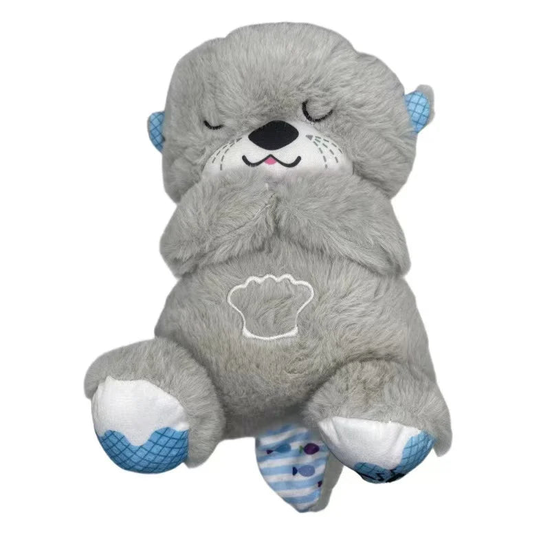 Breathing Bear Baby Soothing Otter Plush Doll Toy