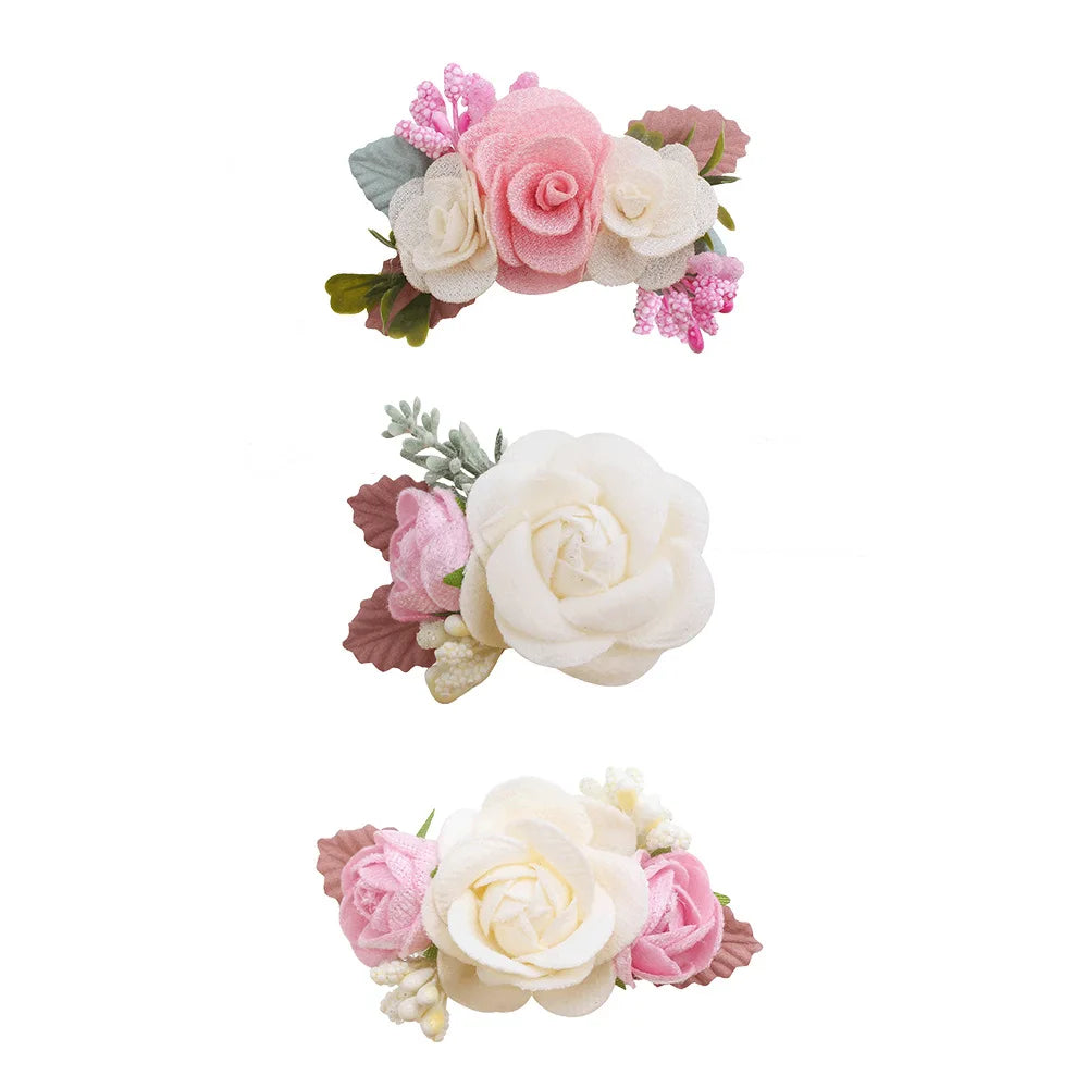 Baby Accessories Princess Flower Hairpins for Baby and