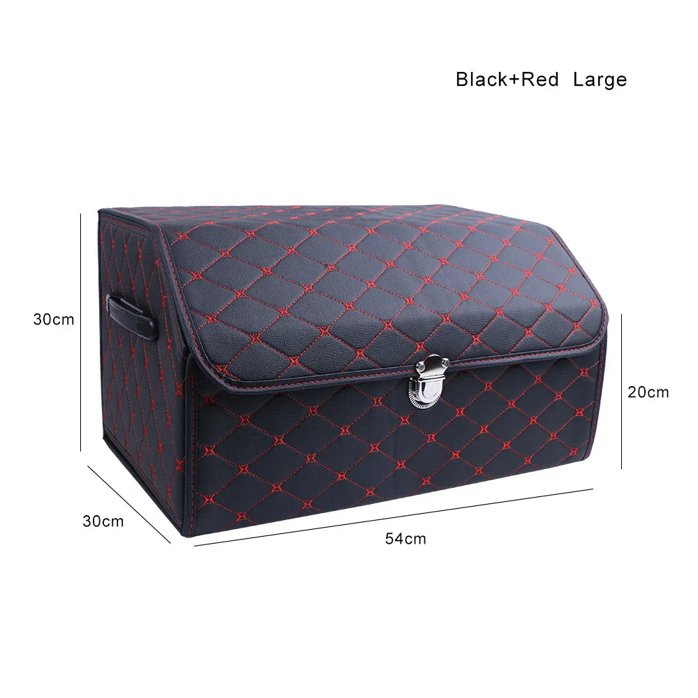 PU Leather Car Trunk Storage Box Top Grade