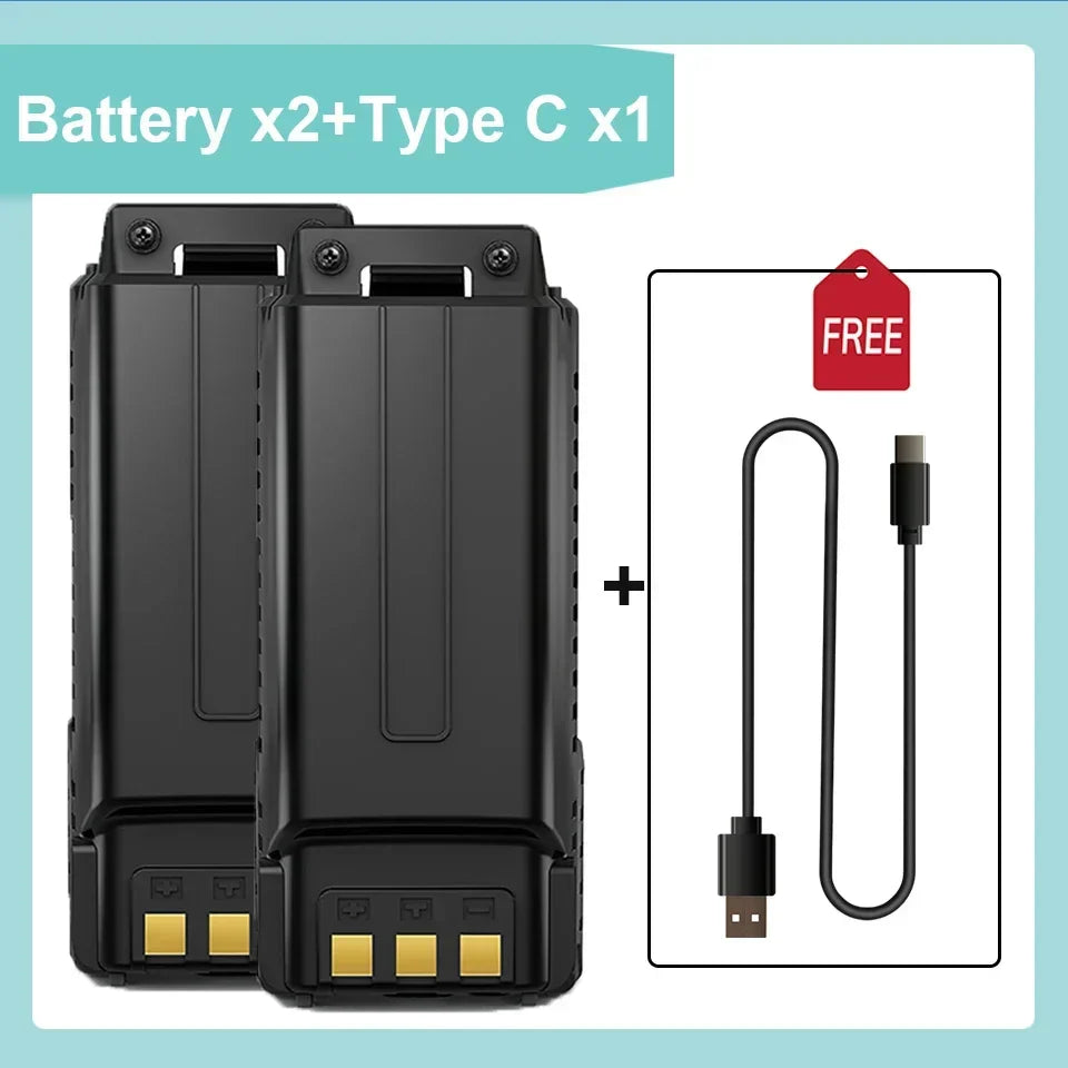 BF-F8HP Battery BaoFeng UV-5R USB Type c Original