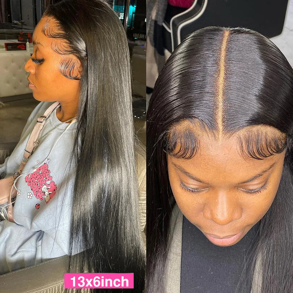 13x6 HD Lace Frontal Wig 34 Inch Straight