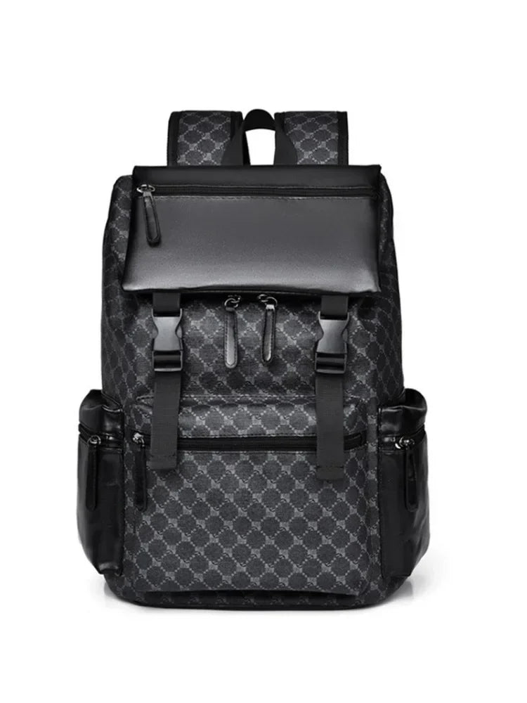 Business leather Travel Leisure Student large capacity men's