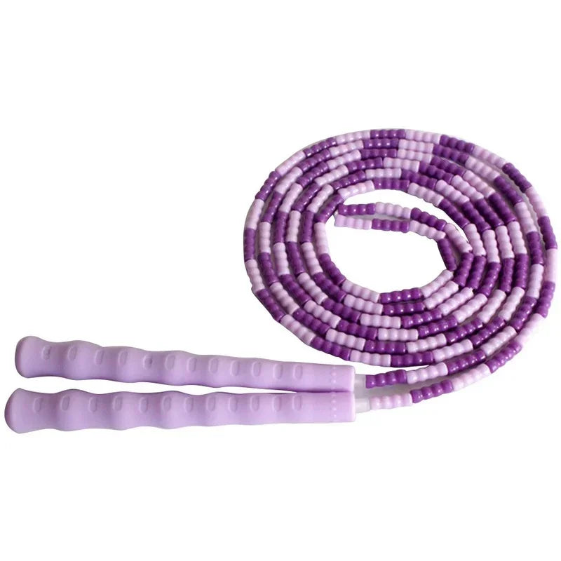 Skipping Rope Soft Beads Unknotted Long Jump Rope