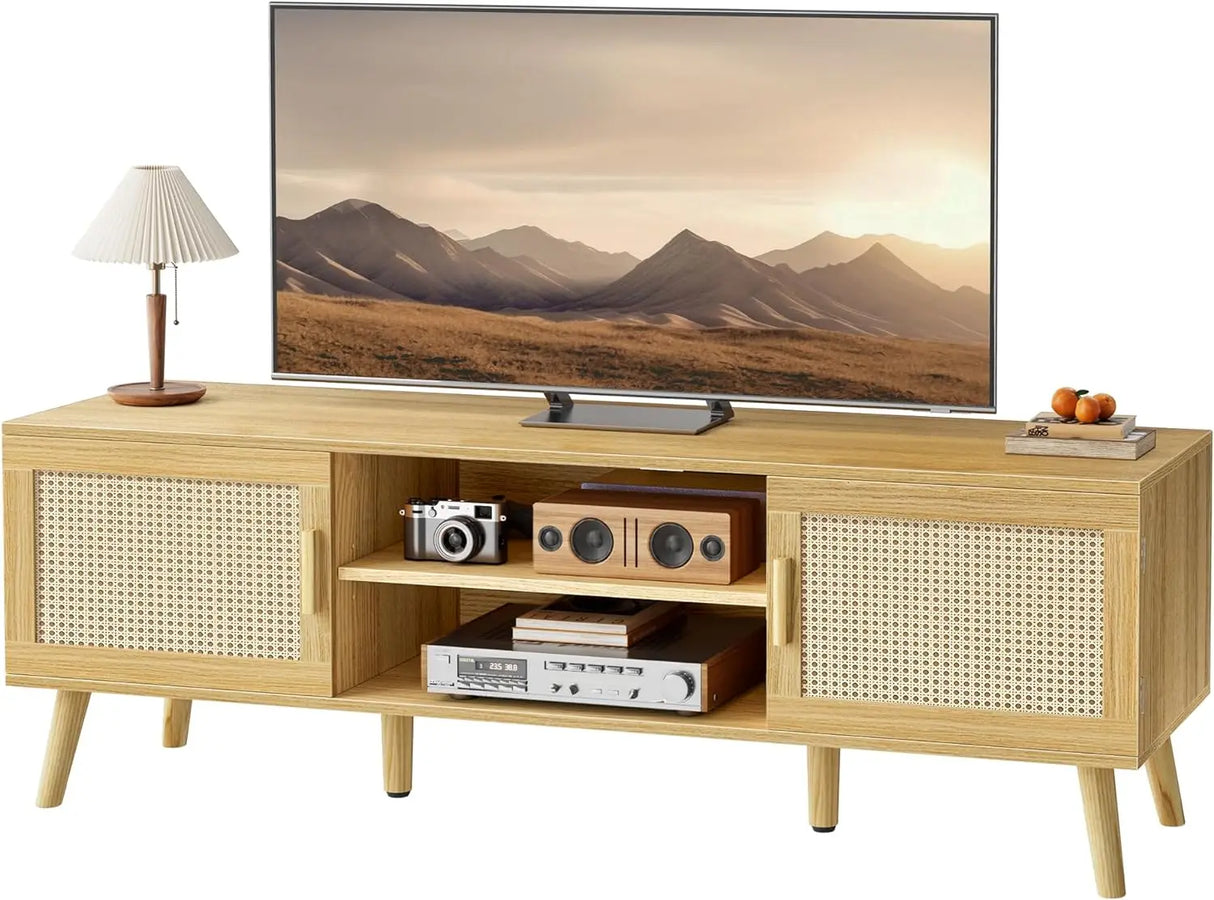 4 Cord Holes Home Furniture for Tv Solid