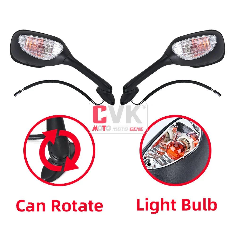CVK RearView Mirror LED Light For Suzuki GSXR600