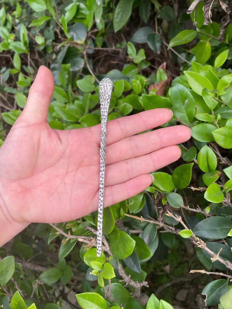 16cm Witch skull Hair Stick sword woman hair