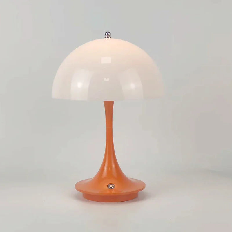 Wireless rechargeable lamp Portable Metal LED Dimming Metal