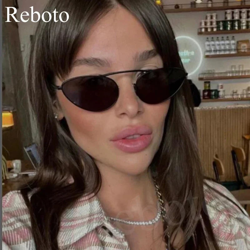 Luxury Brand Cat Eye Sunglasses UV400 Women Fashion