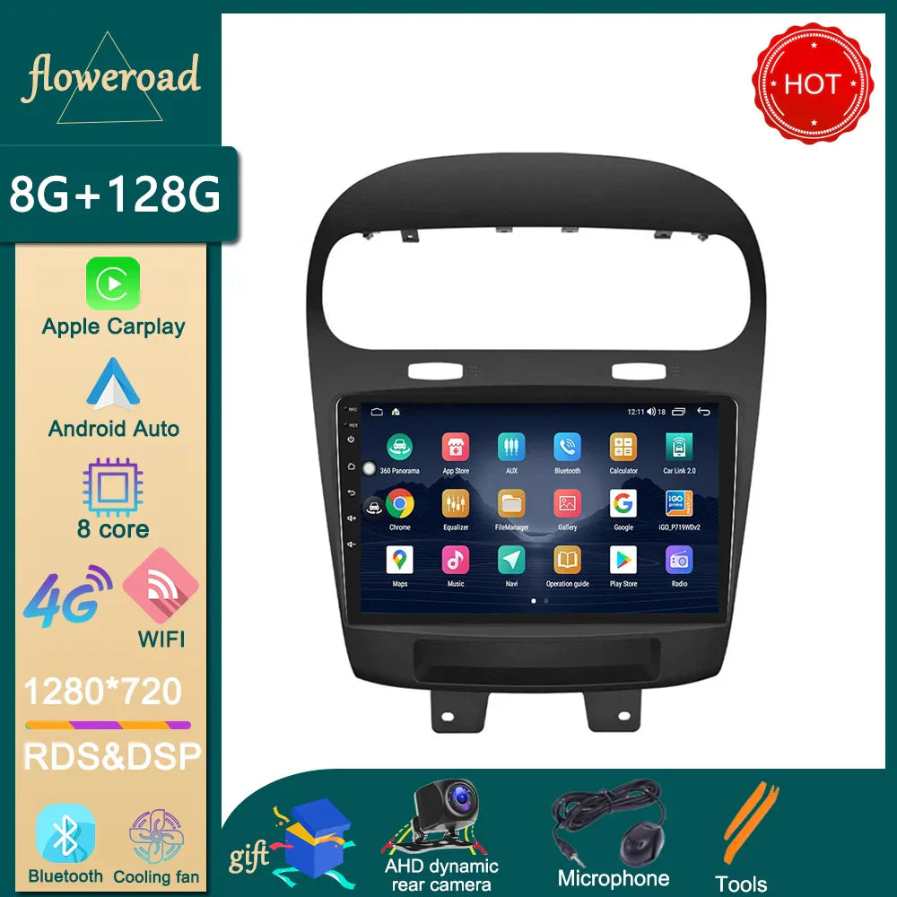 Car Intelligent System Android For Dodge Journey Fiat
